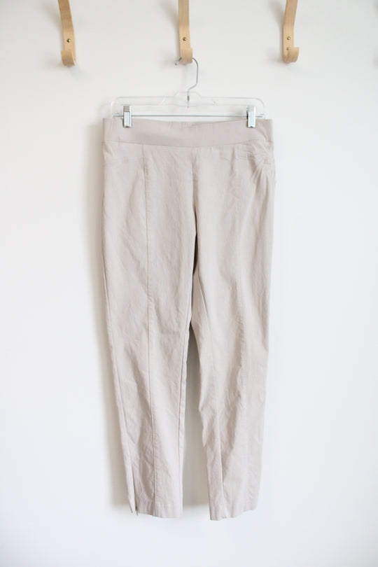 Rafaella Comfort Tan Pants | 10 Petite