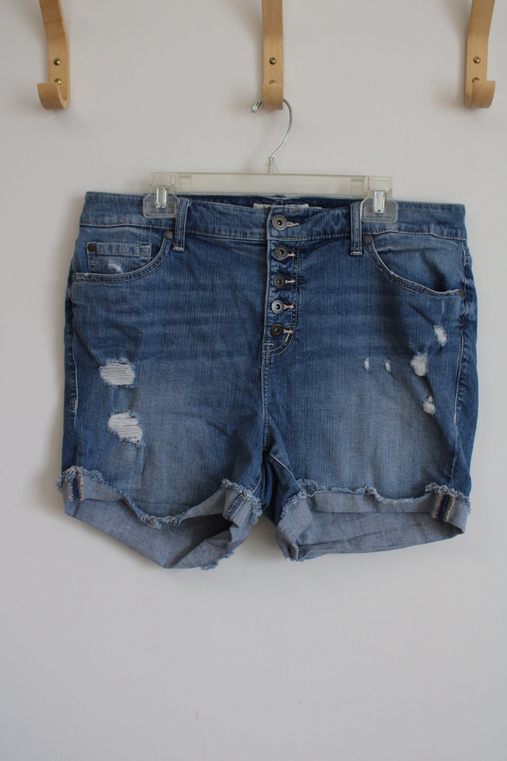 Torrid Denim First At Fit Distressed Shorts | 16