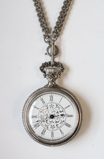 Westclox Wind Up Silver Vintage Pocket Watch