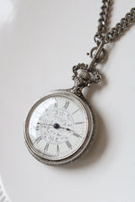 Westclox Wind Up Silver Vintage Pocket Watch