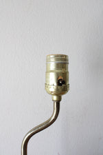 Goebel M.J. Hummel "Just Resting" Ceramic Figurine On Wooden Pedestal Lamp