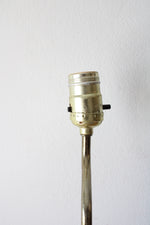 Goebel M.J. Hummel "Just Resting" Ceramic Figurine On Wooden Pedestal Lamp