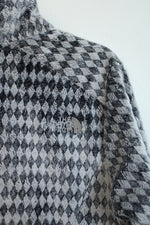 The North Face Gray Diamond Fleece Full Zip Jacket | Youth XL