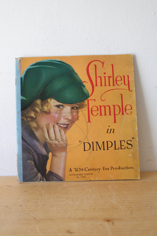Vintage Shirley Temple In "Dimples"