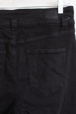 American Eagle Black Next Level Stretch Curvy Super High Rise Jeggings | 10 Short
