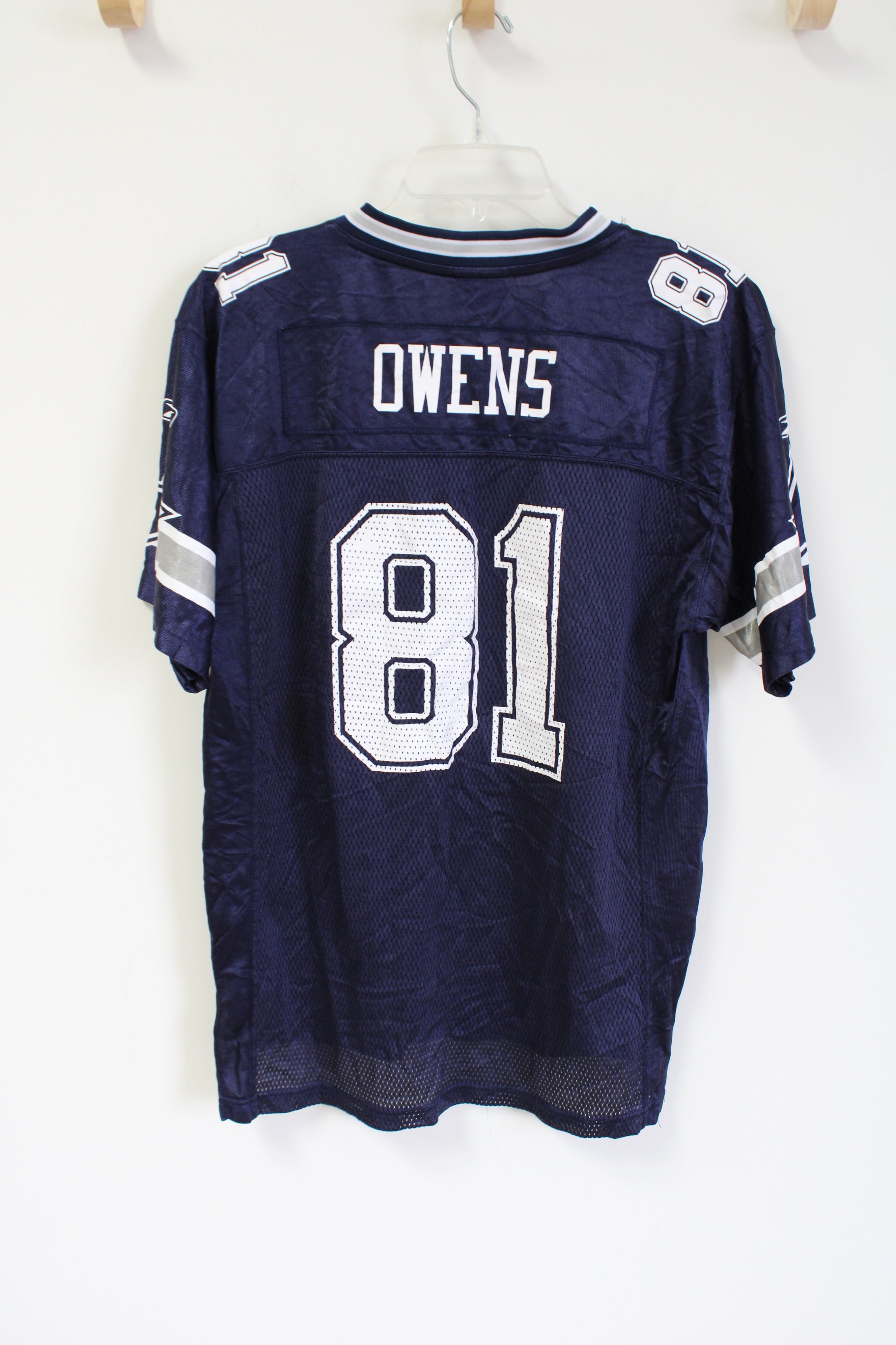 Reebok NFL On Field Dallas Cowboys #81 Owens Blue Jersey | Youth XL (18/20)