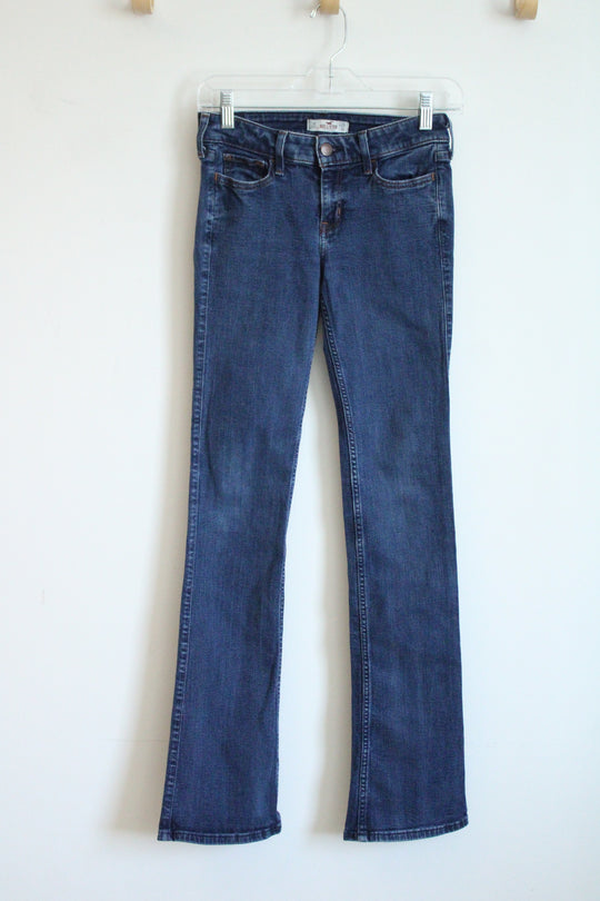 Hollister Dark Wash Low-Rise Bootcut Jeans | 1R