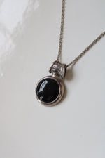 Black Onyx Sterling Silver Necklace