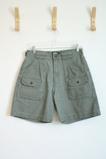 Cabela's Sage Green Pleated Cargo Shorts | 8