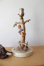 Goebel M.J. Hummel Apple Tree Boy Ceramic Lamp
