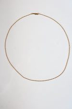 14K Yellow Gold Twist Chain Necklace