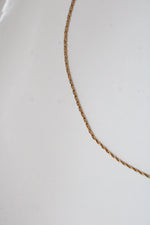 14K Yellow Gold Twist Chain Necklace