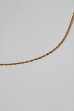 14K Yellow Gold Twist Chain Necklace