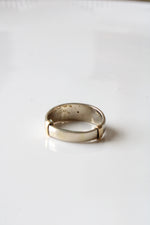 14K White Gold Diamon Men's Ring | Size 9/10