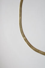 Milor Flat Herringbone Italy 14KT Yellow Gold Necklace