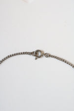 Cut Quarter Pendant Necklace