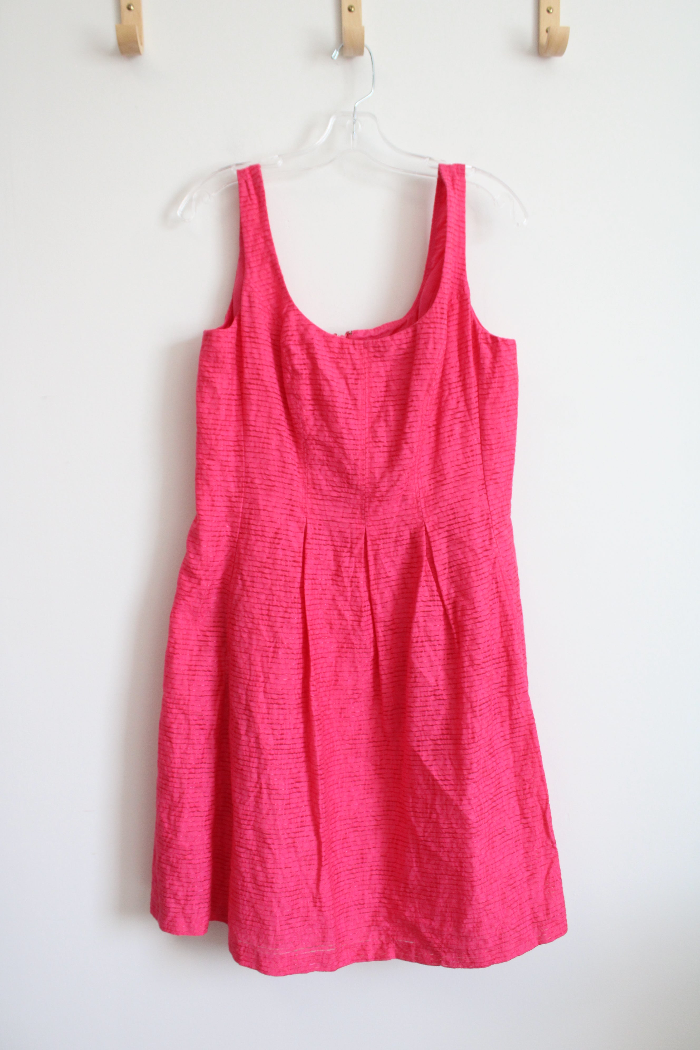 Nine West Hot Pink Fit & Flare Dress | 10