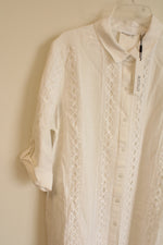 NEW Chico's White Linen Maxi Dress | 3 (XL/16)