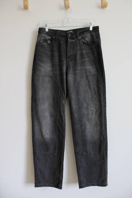 Wild Fable High Rise Straight Black Jeans | 10