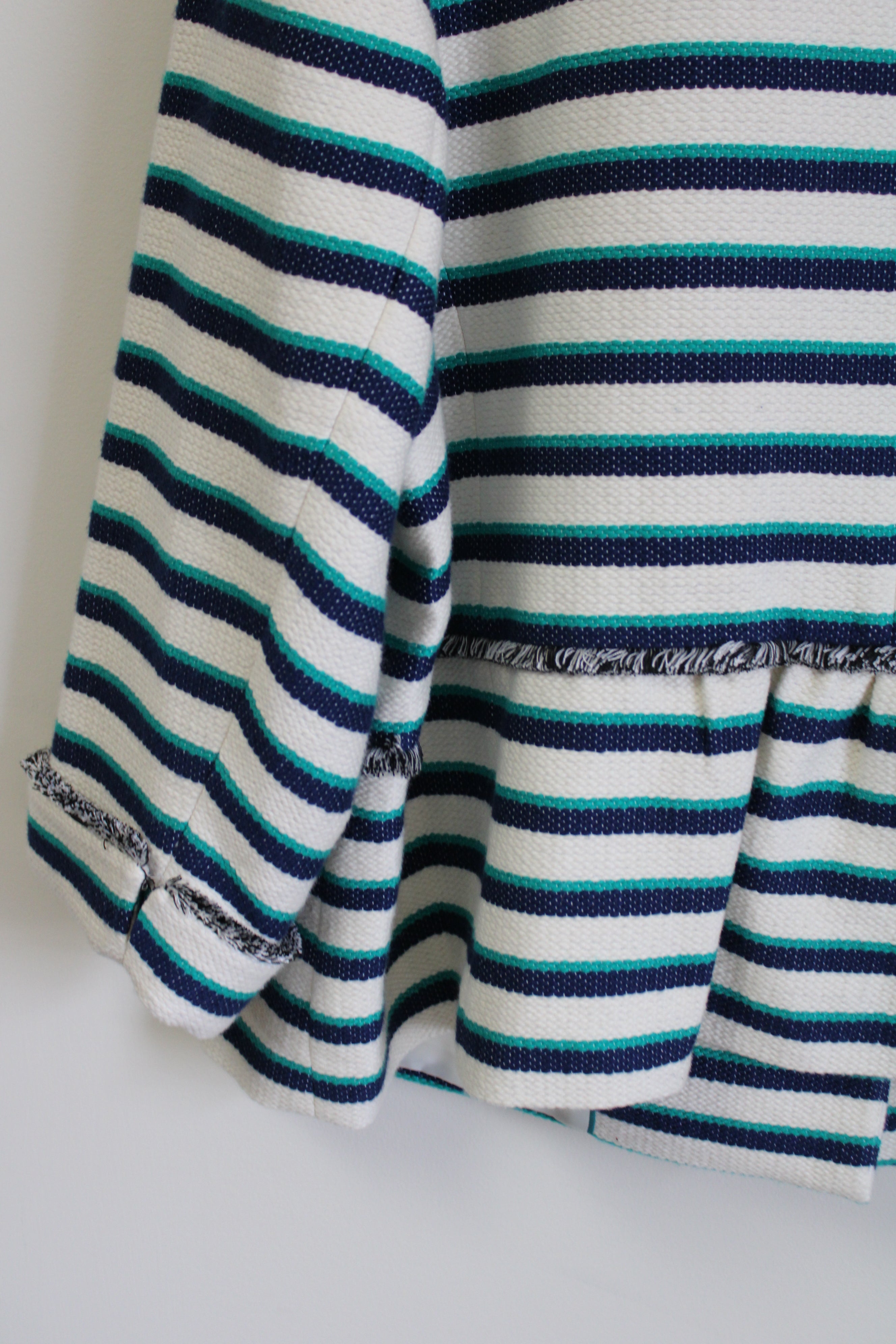 NEW Talbots Blue Striped Jacket | 24W