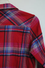 Orvis Classic Collection Red Plaid Flannel Button Down Shirt | M