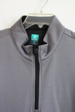 NEW Pro Tour Gray Black 1/4 Zip Pullover Jacket | XL
