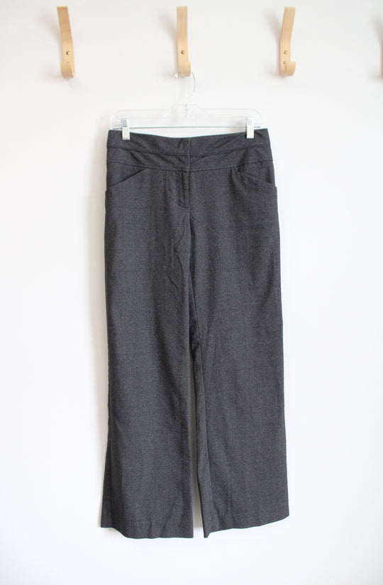 A. Byer Black & Gray Plaid Trouser Pants | 7