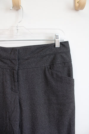 A. Byer Black & Gray Plaid Trouser Pants | 7