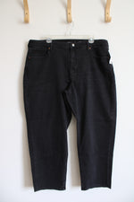 NEW Old Navy High Rise Curvy OG Loose Black Jeans | 18P