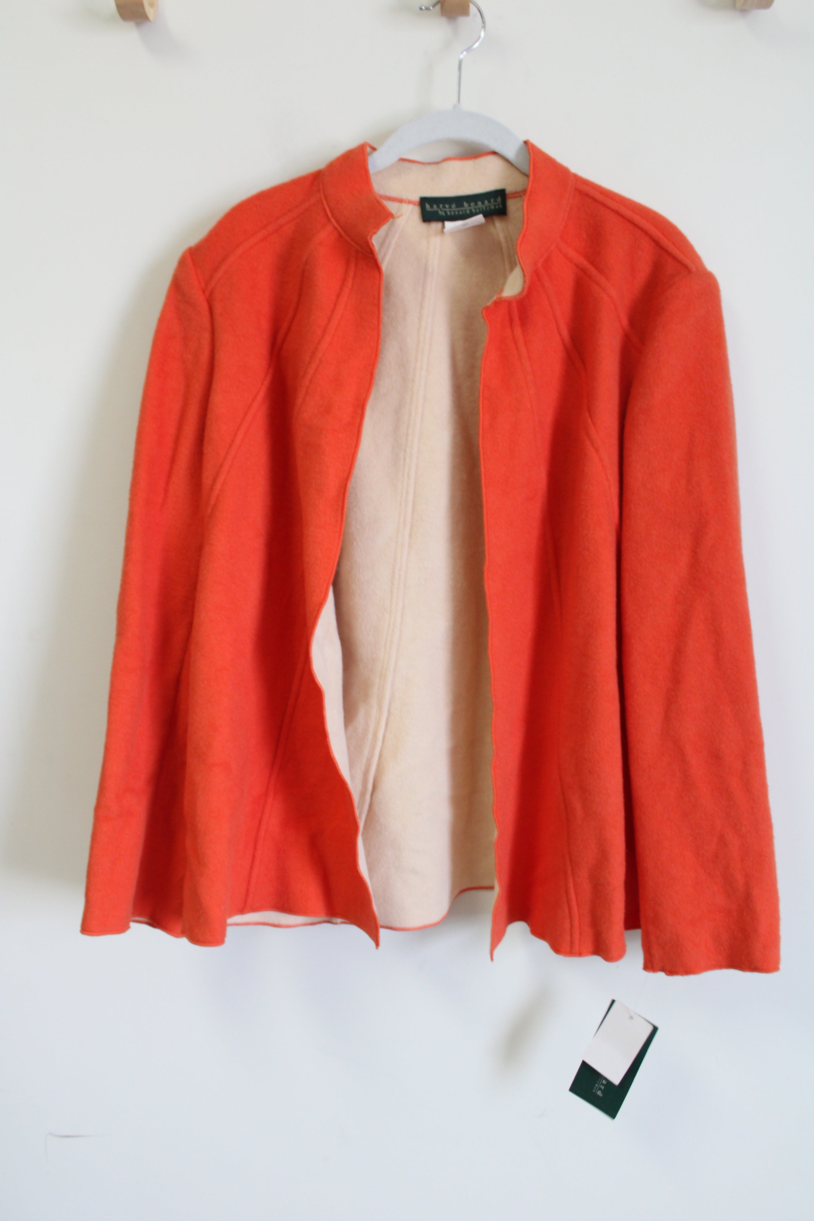New Harve Benard Orange Wool Blend Jacket | 12 New Harve Benard Orange Wool Blend Jacket | 12