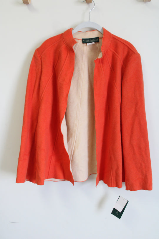 NEW Harve Benard Orange Wool Blend Jacket | 12