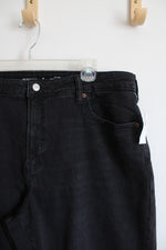 NEW Old Navy High Rise Curvy OG Loose Black Jeans | 18P