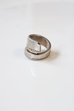 Heirloom Plate Silver Spoon Ring | Size 6