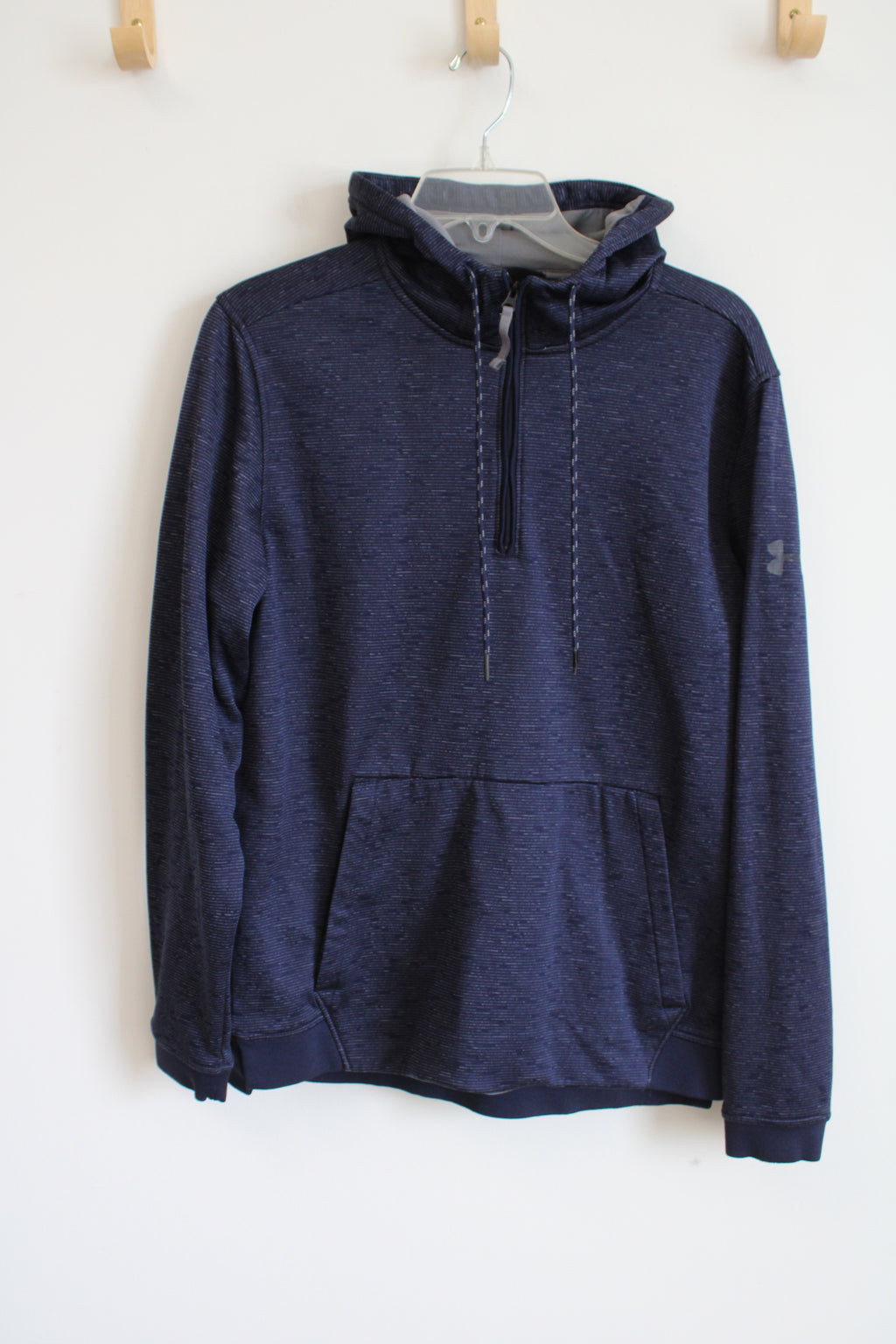 Under Armour Blue Striped Hoodie | M