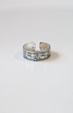 Virgo Sterling Silver Adjustable Ring