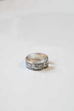 Virgo Sterling Silver Adjustable Ring