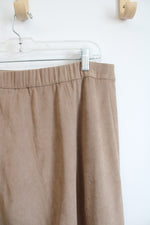 CJ Banks Tan A-Line Skirt | 14