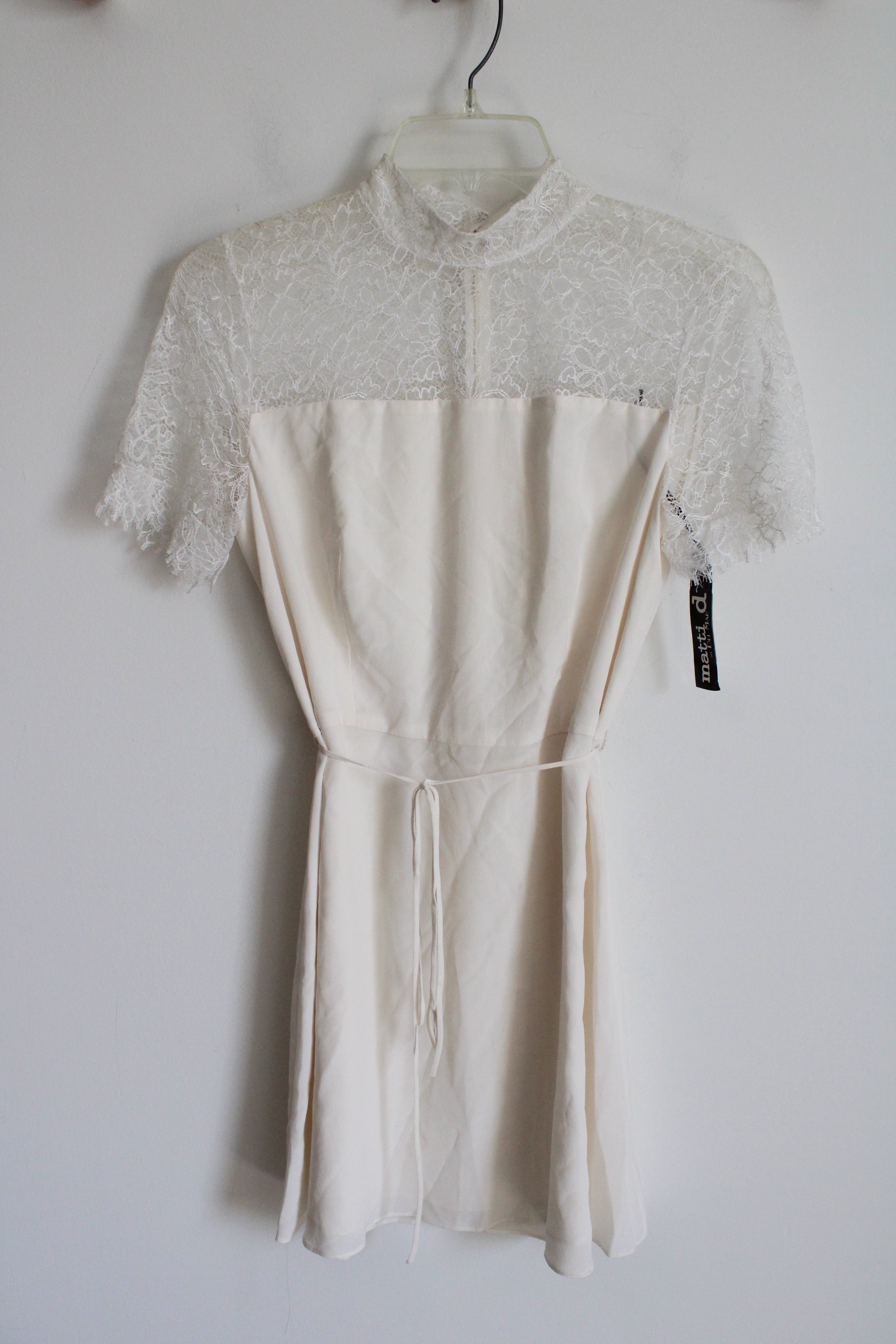 NEW Carmella White Lace Alexis Dress