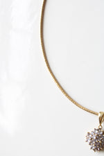 Aurafin 14K Yellow Gold Amethyst Cluster Pendant Necklace