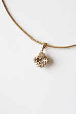Aurafin 14K Yellow Gold Amethyst Cluster Pendant Necklace