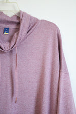 Old Navy Dusty Pink Activewear Cowl Neck Pullover | 4X