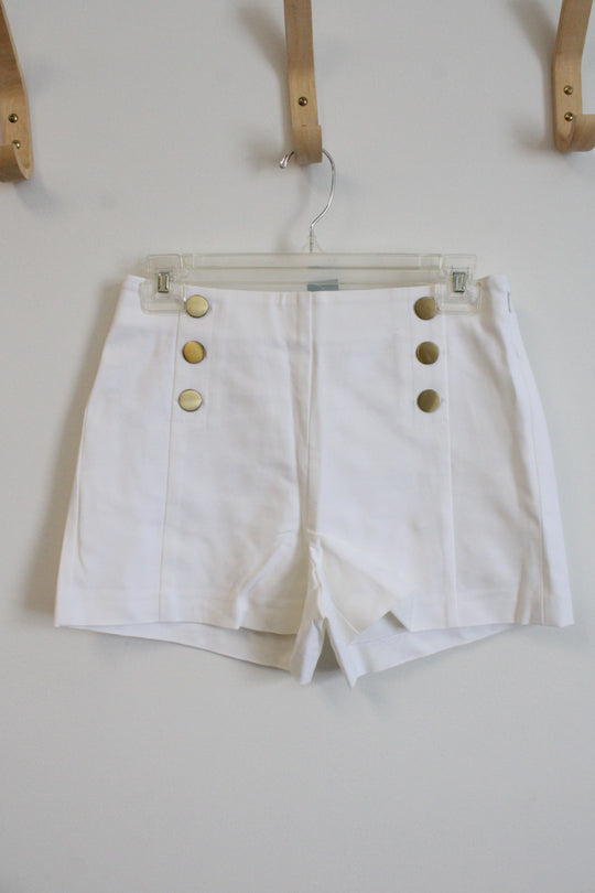 NEW LOFT White Shorts | 0 Petite