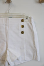 NEW LOFT White Shorts | 0 Petite
