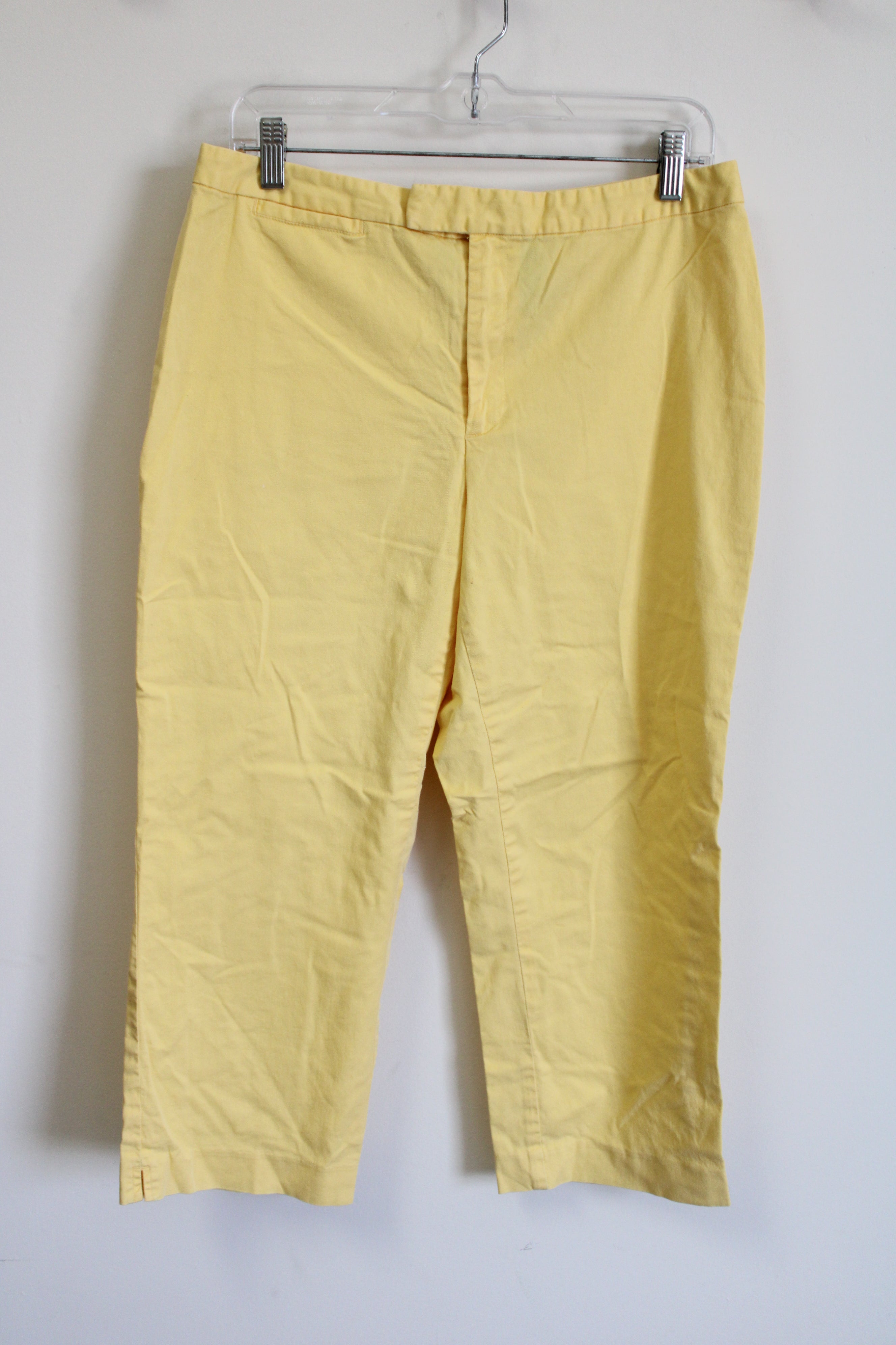 JH Collection Stretch Yellow Capri | 12
