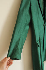 Hartmeyer Saddlery Vintage Emerald Green Long Blazer Equestrian Jacket | 16