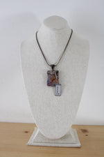 NEW Starborn Creations Agate Pendant Sterling Silver Necklace