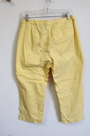 JH Collection Stretch Yellow Capri | 12