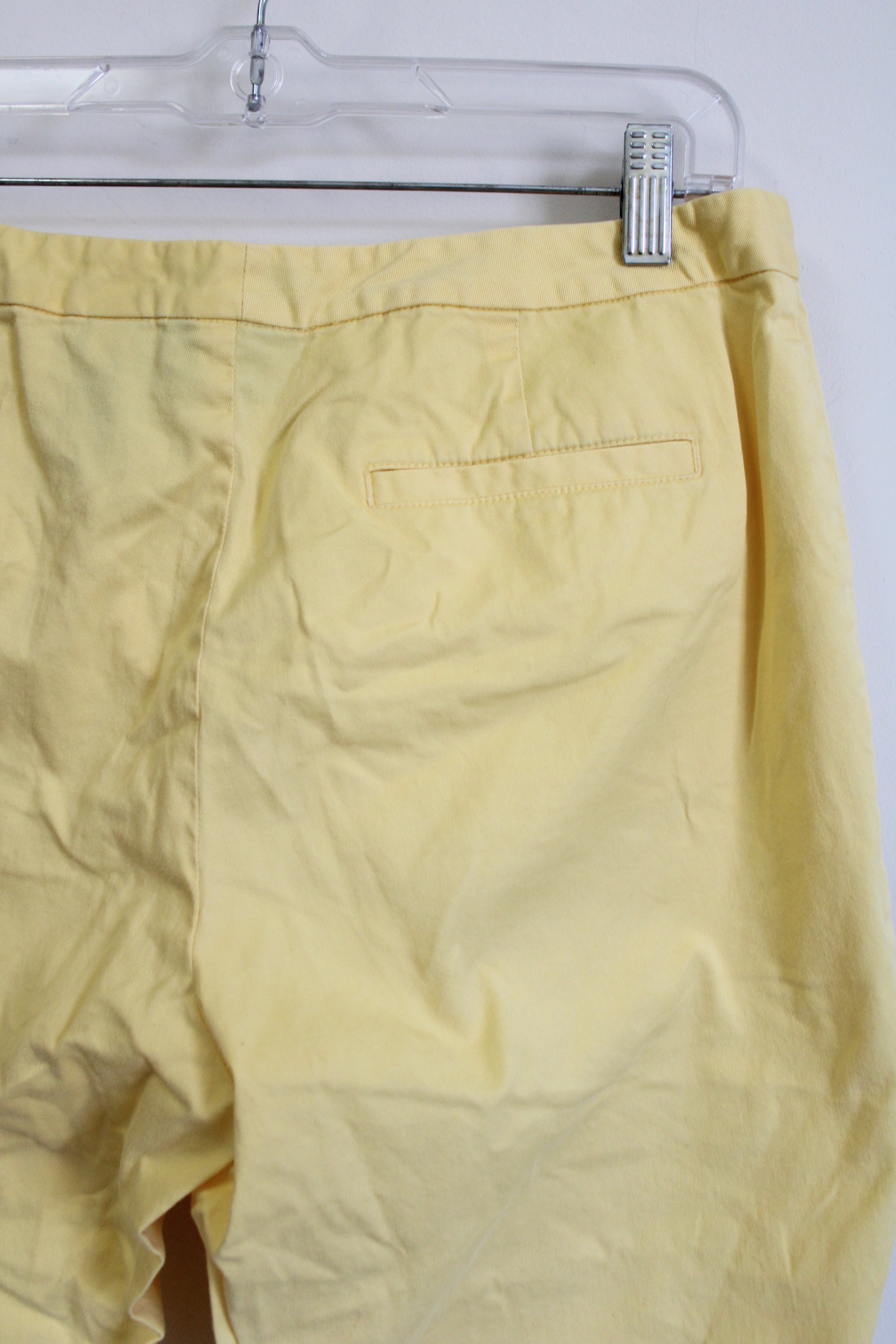 JH Collection Stretch Yellow Capri | 12