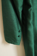 Hartmeyer Saddlery Vintage Emerald Green Long Blazer Equestrian Jacket | 16