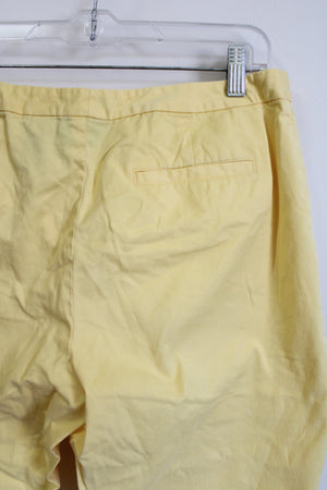 JH Collection Stretch Yellow Capri | 12